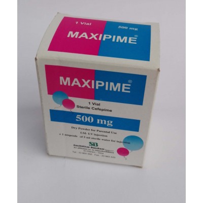 MAXIPIME ( cefepime 500 mg )  vial  